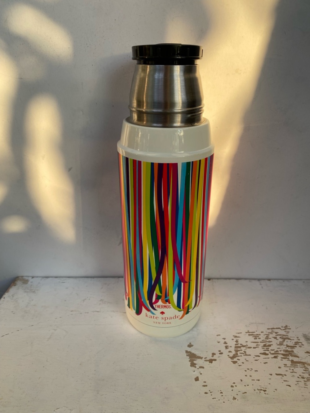kate spade Multicolor Striped Insulated Bottle thermos